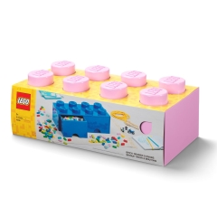 LEGO Drawer 8 Knobs Light Pink
