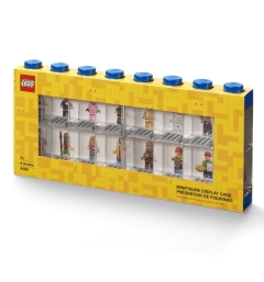LEGO Minifigure Display Case 16 Blue