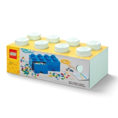 LEGO Drawer 8 Knobs Aqua