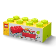 LEGO Storage Brick 8 Lime Green