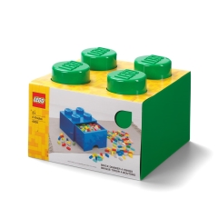 LEGO Drawer 4 Knobs Green