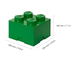 LEGO Storage Brick 4 Green