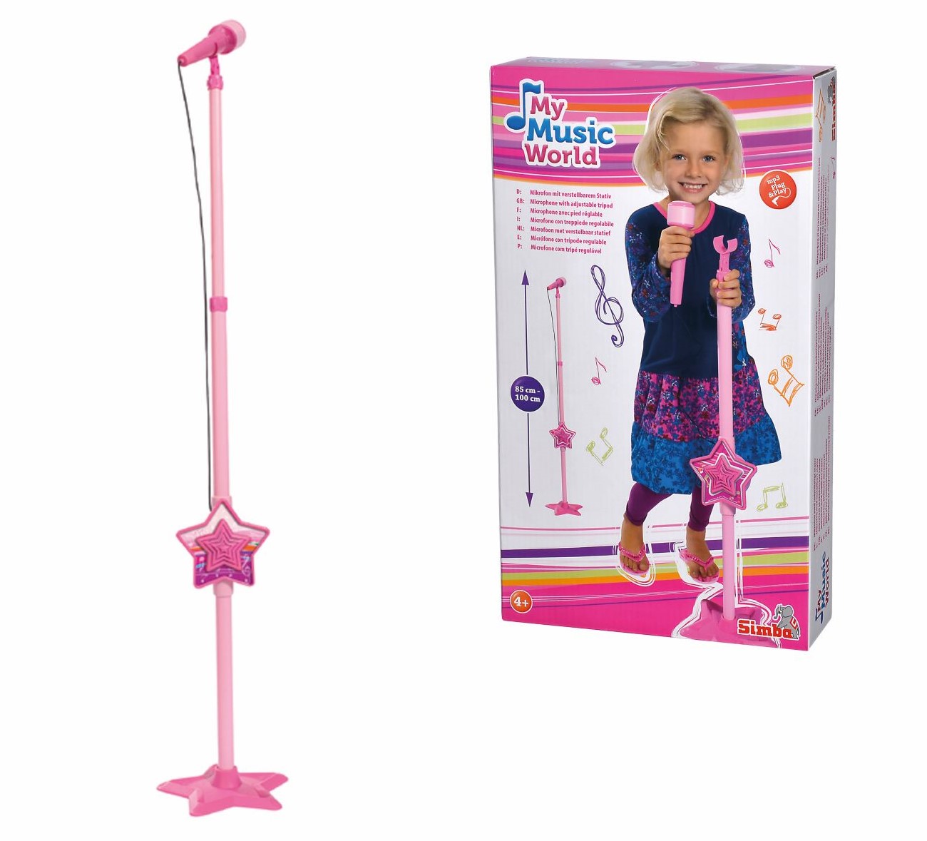 MMW Girls Microphone with Stand