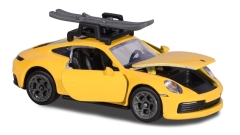 Majorette PORSCHE 911 Carrera SKIS Yellow