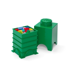 LEGO Storage Brick 1 Dark Green