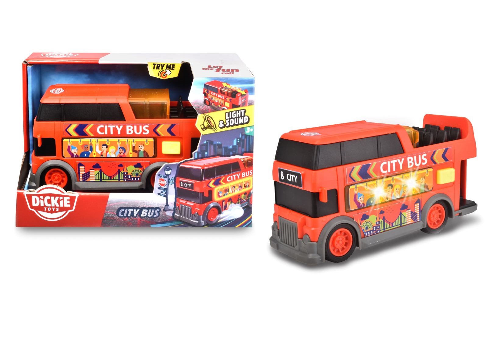 Dickie City Bus 15cm