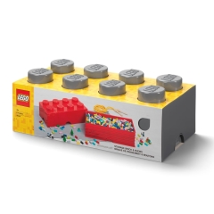 LEGO Storage Brick 8 Dark Grey